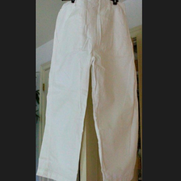 LACAUSA Brushed Stella Trouser Pants White US 10 - Picture 5 of 5